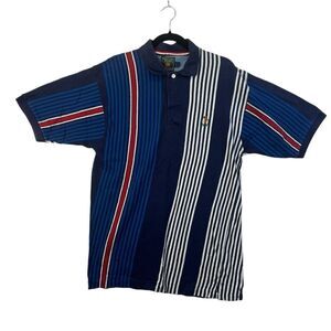 Vtg 1990s Chaps Ralph Lauren Multicolor Polo Shirt Size L